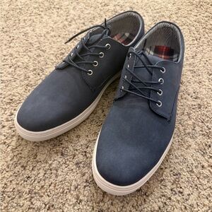 Men’s Flag & Anthem PEMBROKE CANVAS SNEAKER Navy Nubuck Shoes Size 11